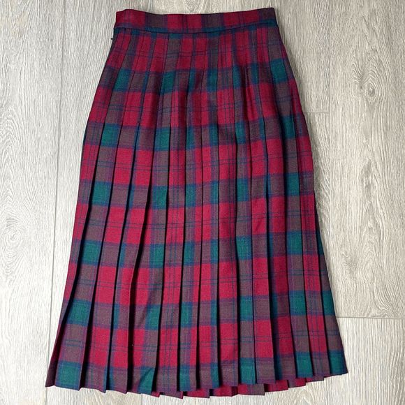 EDINBURGH TARTAN SKIRT / Classic ladies Vintage Pleated Tartan Skirt made in Sco - Picture 4 of 6